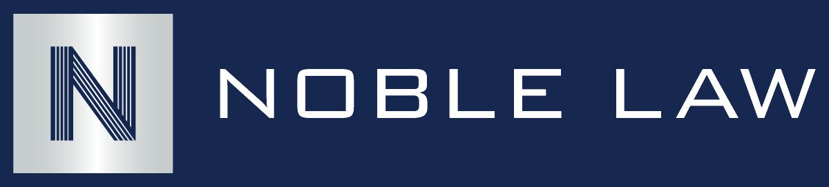 A blue and white logo for the company obl.